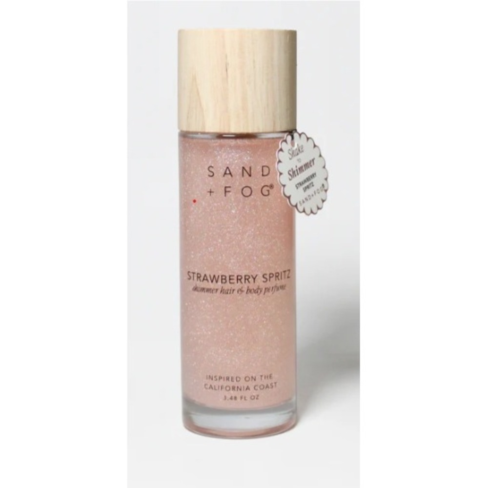 Sand + Fog Strawberry Spritz Shimmer Hair & Body Perfume 3.48 fl oz California
